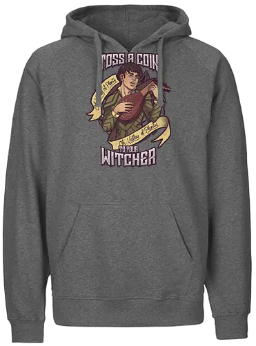 Toss a Coin - witcher, hexer, Toss a coin, serie, gaming, song - Fairtrade Hoodie