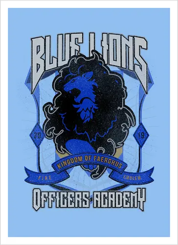 Blue Lions Crest