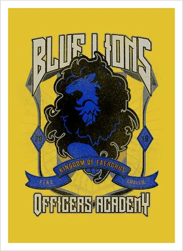 Blue Lions Crest