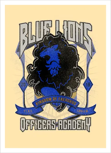 Blue Lions Crest