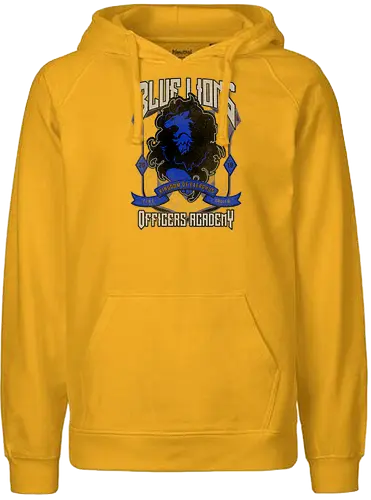Blue Lions Crest - fire, Emblem, Three houses, Blue Lions, rpg - Fairtrade Hoodie