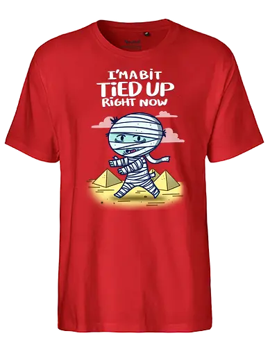 Tied Up - mumie, mummy, pyramide, Statement - Fairtrade T-Shirt