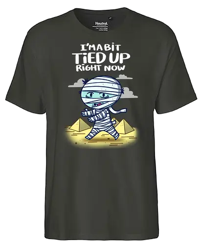 Tied Up - mumie, mummy, pyramide, Statement - Fairtrade T-Shirt