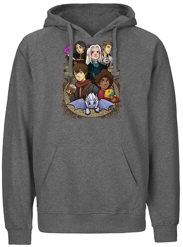 The Future King - prince, dragon, animation, elves, drache - Fairtrade Hoodie