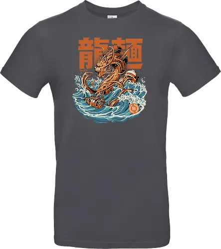 Black Great Ramen Dragon off Kanagawa