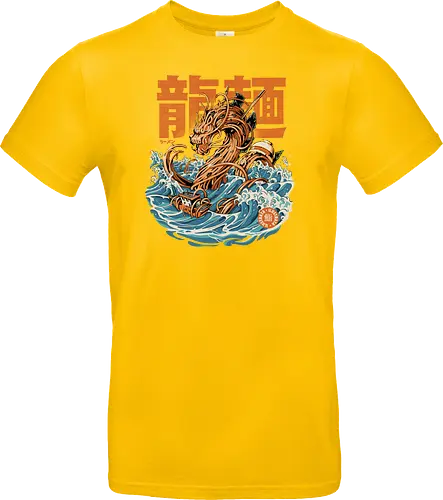 Black Great Ramen Dragon off Kanagawa