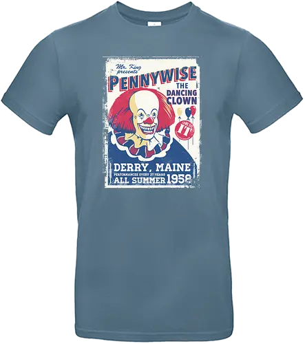 Dancing Clown - Clown, it, stephen king, king, maine, clown - Standard T-Shirt
