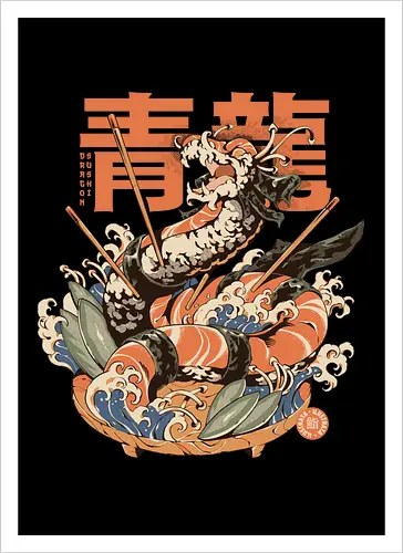 Dragon Sushi - Black