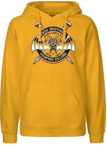 Frog Brothers - lost boys, vampire, hunters, monster, 80s - Fairtrade Hoodie