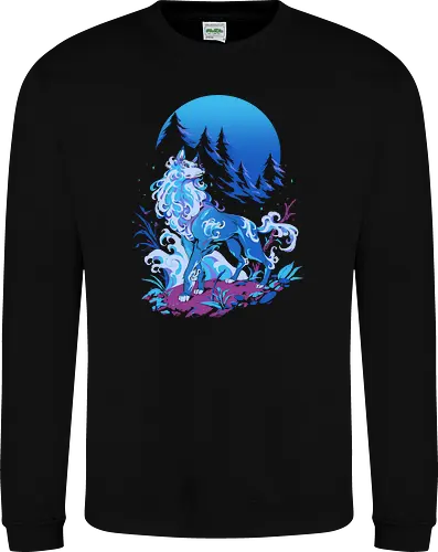Spiritual Aqua Wolf