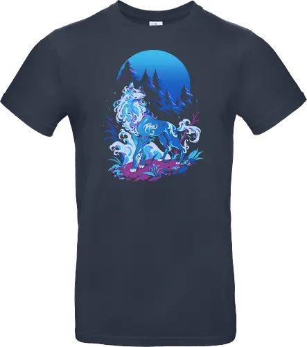 Spiritual Aqua Wolf