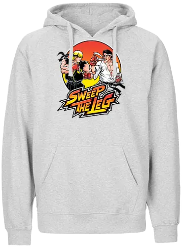 Legsweep - gaming, karate, martial arts, kung fu, ryu, Bt em up - Fairtrade Hoodie