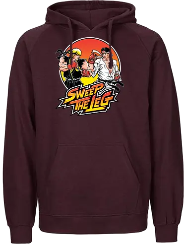 Legsweep - gaming, karate, martial arts, kung fu, ryu, Bt em up - Fairtrade Hoodie