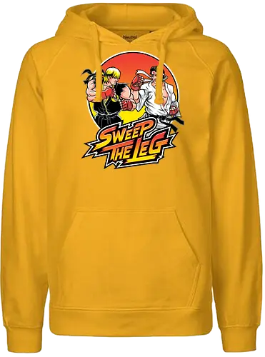 Legsweep - gaming, karate, martial arts, kung fu, ryu, Bt em up - Fairtrade Hoodie