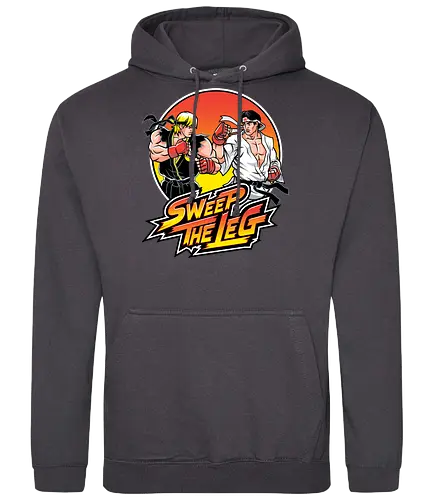Legsweep - gaming, karate, martial arts, kung fu, ryu, Bt em up - Standard Hoodie