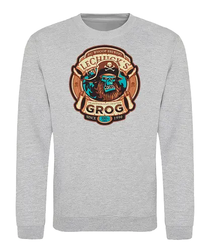 Le Chuck's Grog - rum, monkey island, le chuck, pirate, lucasarts - Sweatshirt