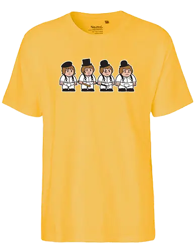 Chibi Droogs - clockwork orange, uhrwerk orange, droogs, alex, kubrick, burgess, classic - Fairtrade T-Shirt