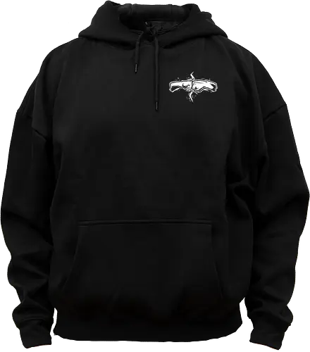 Fäuste (Weiß) - Boxy Oversize Hoodie