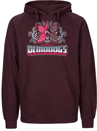 Demodogs - stranger kids, demo, series, tv, lucas, dustin, mike, will, eleven, dog, hund - Fairtrade Hoodie