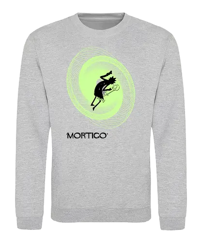 Mortigo - rick, morty, vertigo, hitchcock, alfred, film noir, adult, cartoon, trickfilm - Sweatshirt