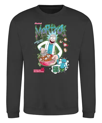 Mortyo's - rick, morty, tasty, food, adult, cartoon, trickfilm, cerl - Sweatshirt