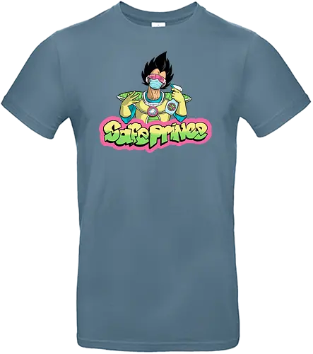 Safe Prince - fresh prince, Bel Air, 90s, sitcom, mask, Stay safe, mashup, manga, anime - Standard T-Shirt
