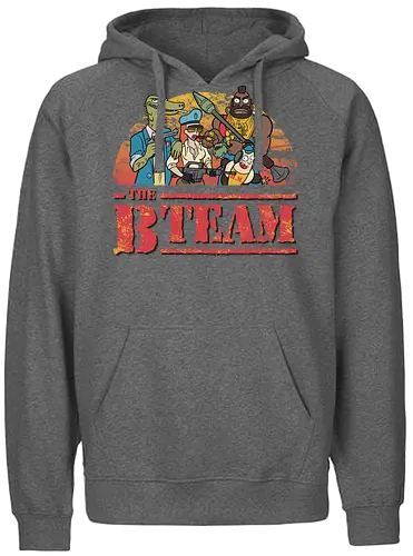 The B Team - rick, morty, Ball Fondlers, tv, animation, metal, mashup - Fairtrade Hoodie