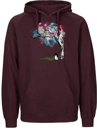 Sakura Delicious - sakura, kirschblüte, katze, kunst, art, japan, otaku, japanophil, kharmazero - Fairtrade Hoodie