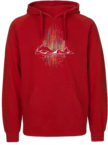 Aurora - aurora, nordlichter, aurora borlis - Fairtrade Hoodie