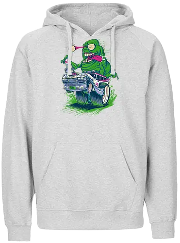 Snot Fink - slimer, ecto 1, geist, ghost, ectoplasma - Fairtrade Hoodie