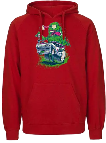 Snot Fink - slimer, ecto 1, geist, ghost, ectoplasma - Fairtrade Hoodie