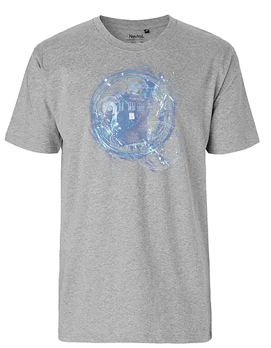 Time and Space Machine - tardis, Doctor, bbc, docter who, Doctor - Fairtrade T-Shirt