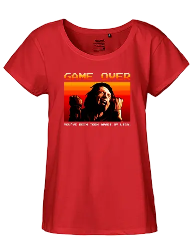 Game Over Tommy - the room, demonigote, trash movie, gaming - Fairtrade Girl Shirt