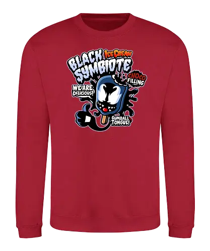 Black Symbiote Ice Cream - Symbiote, comics, comic, mcu - Sweatshirt