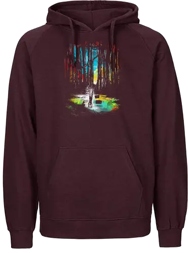 Sunset on Dagobah - scifi, science fiction, space opera, sunset, swamp, strikes back, empire, training - Fairtrade Hoodie