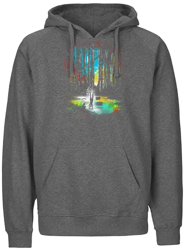 Sunset on Dagobah - scifi, science fiction, space opera, sunset, swamp, strikes back, empire, training - Fairtrade Hoodie