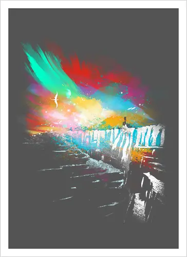 Sunset on the Wall
