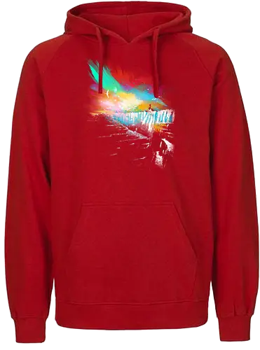 Sunset on the Wall - the wall, ice, fire, song, game, throne, winter, eis, feuer - Fairtrade Hoodie