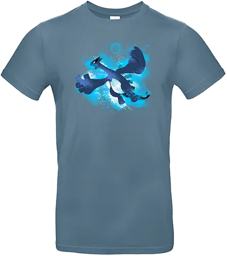 Abyss Storm - abyss, storm, abyssal, sturm, meer, psychic, flying, water, psycho, wasser, flug, legendary, legendär, pocket, monster, silver, silber, s - Standard T-Shirt