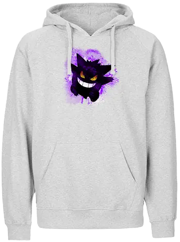 Purple Storm - ghost, geist, gift, poison, dark, grin, grinsen, pocket, monster, dead, death - Fairtrade Hoodie