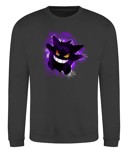 Purple Storm - ghost, geist, gift, poison, dark, grin, grinsen, pocket, monster, dead, death - Sweatshirt
