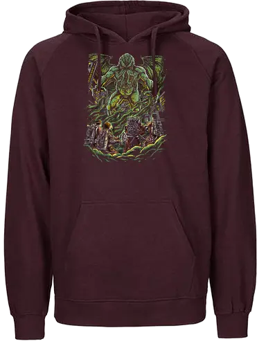 Godbusters - cthulhu, mashup, lovecraft, h.p. lovecraft, 80s, 80's classic movie, movie, film - Fairtrade Hoodie