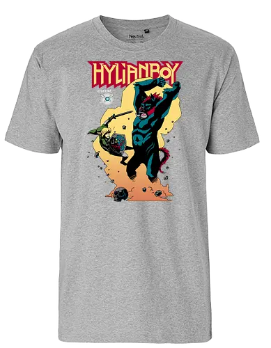 Hylianboy - gaming, classic gaming, retrogaming, Comic, mashup, Hero of Time - Fairtrade T-Shirt