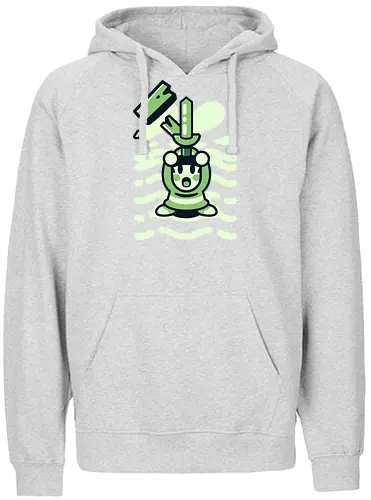 The Hero awakens - awakening, classic, gaming, retrogames, Hero of Time - Fairtrade Hoodie