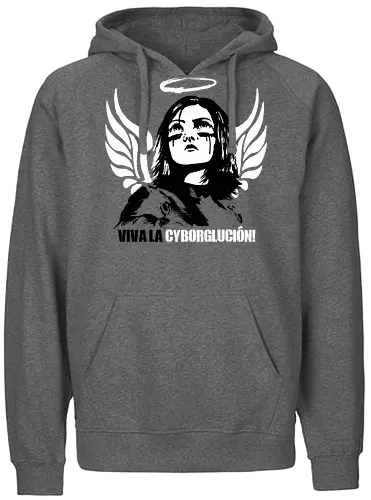 Viva la Cyborglucion - alita, battle angel, anime, manga, classic - Fairtrade Hoodie