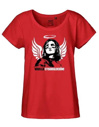 Viva la Cyborglucion - alita, battle angel, anime, manga, classic - Fairtrade Girl Shirt