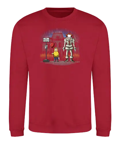 My Neighbor the Clown - it, stephen king, mashup - Sweatshirt
