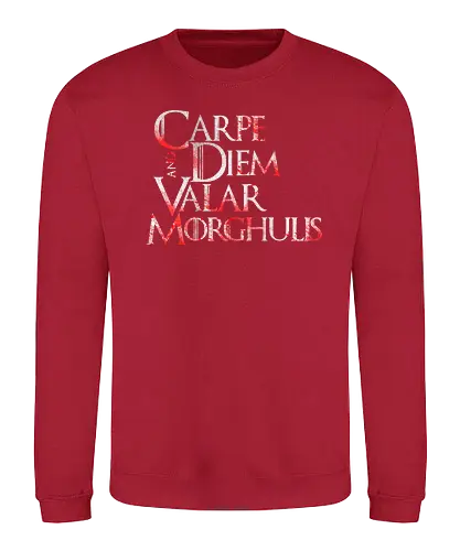 Carpe Diem - carpe diem, nutze den tag, latin, game, valar, morghulis, lied, eis, feuer, dohaeris, throConsole - Sweatshirt