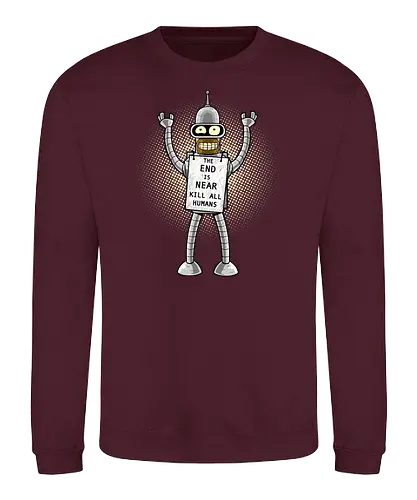 Rusty End - end of the world, bender, conspiracy, aluhut, verschwörung - Sweatshirt