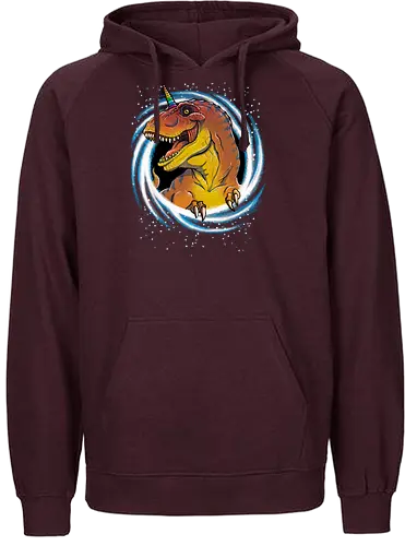 Unicornsaurus Rex - unicorn, einhorn, dino, t-rex, mashup - Fairtrade Hoodie